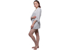 Jersey 3/4 Sleeve Nightgown V Neck Summer Nightwear for Ladies and Women