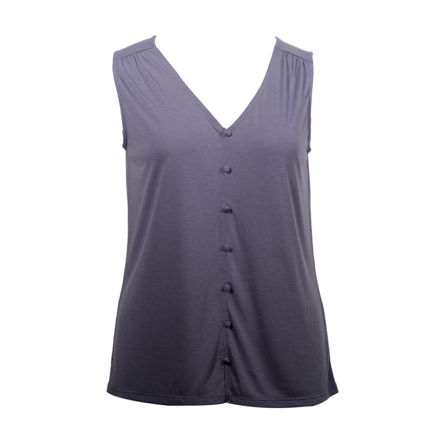Soft bacteria deodorization Fiber Sleeveless Shirt Breathable Viscose Jersey Ladies Blouse Modal Spadex Woman Top