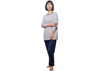 OEM Service Ladies Woman Yarn Dye Stripped Pajamas 95% Viscose 5% Elastane