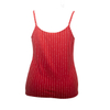 Fancy Printed BCI Cotton Vest Regeneration Polyester Jersey Wonam Top